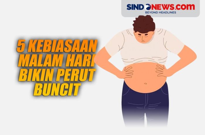 Perut buncit lemak penyebab alami secara