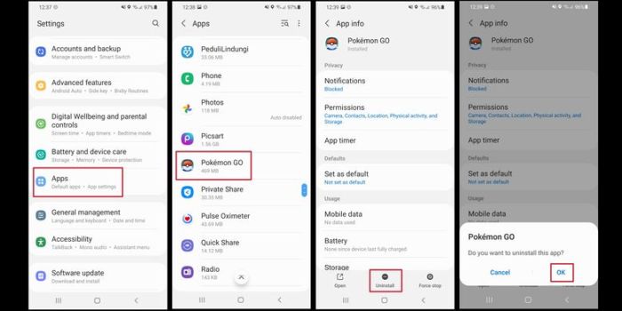Memperbaiki handphone lemot karena banyak widget
