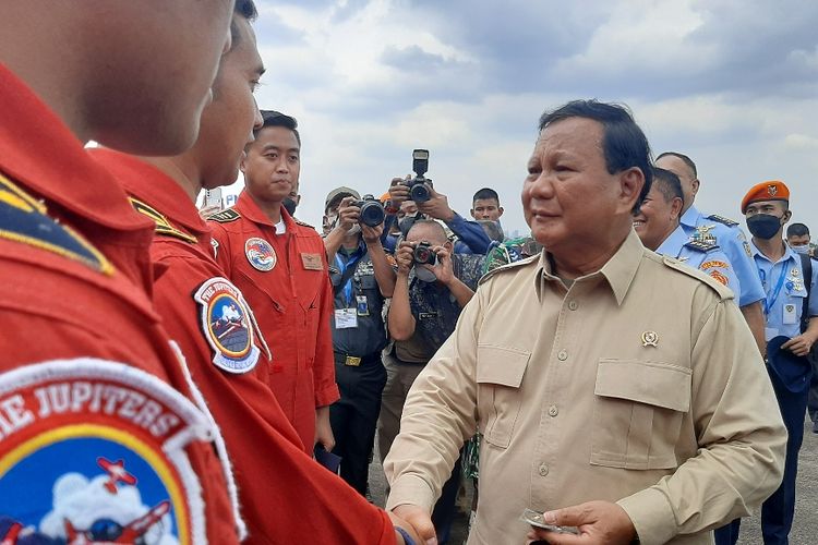 Prabowo jokowi bertemu istana presiden