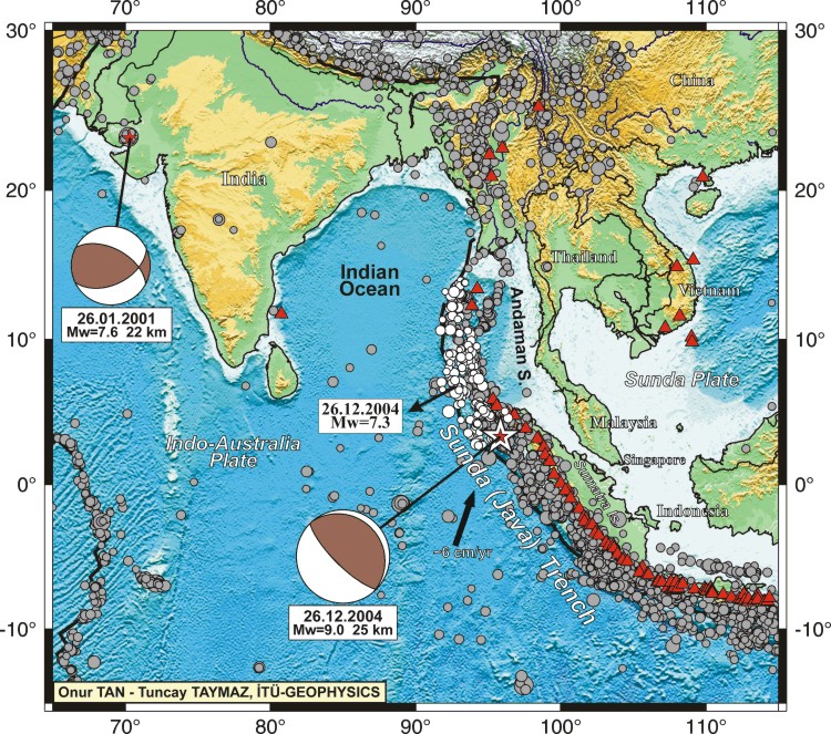 Earthquake tsunami after quake dead massive disaster