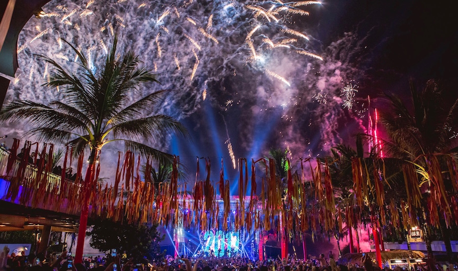 Event musik countdown akhir tahun 2024 di Bali