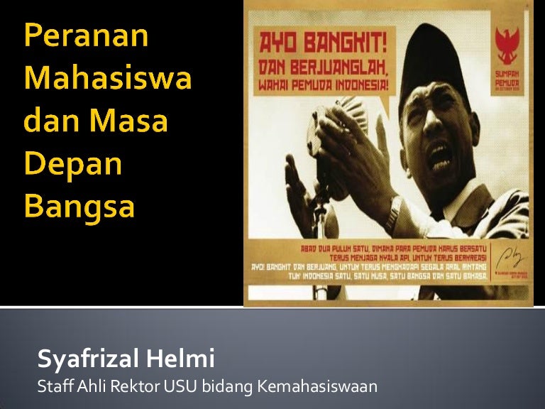 Muda generasi bangsa memajukan peran depan karakter kemerdekaan