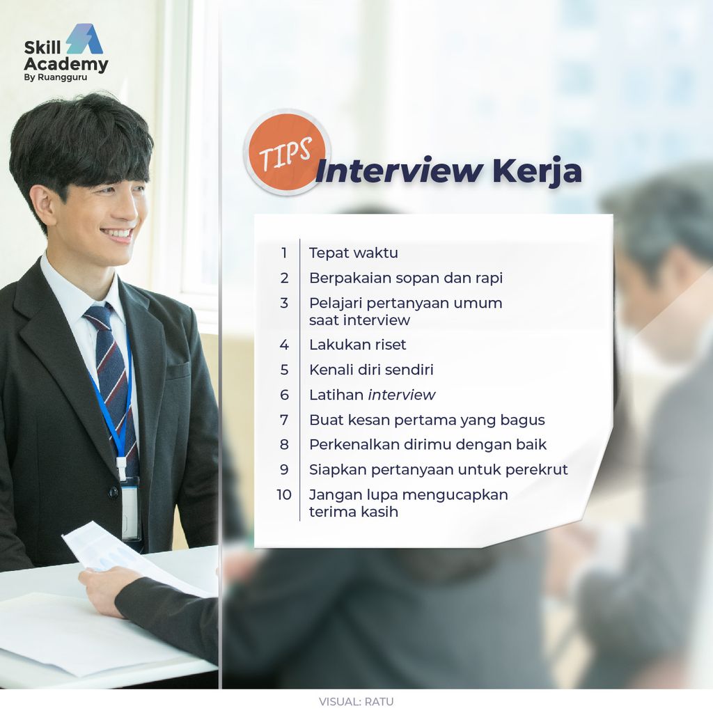 Tips menghadapi interview kerja agar cepat diterima kerja