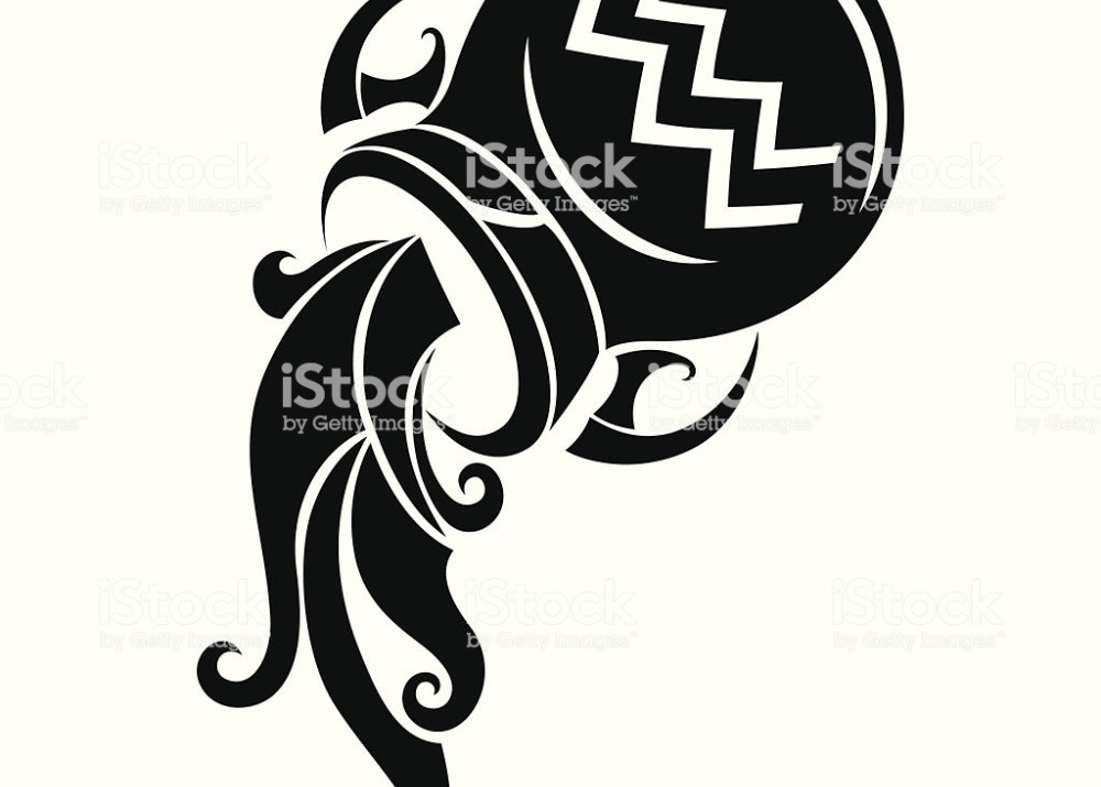 Perbandingan simbol aquarius dengan simbol zodiak lainnya